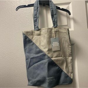 Madewell insider denim tote bag